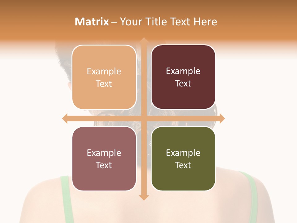 White Background Cool Curly PowerPoint Template