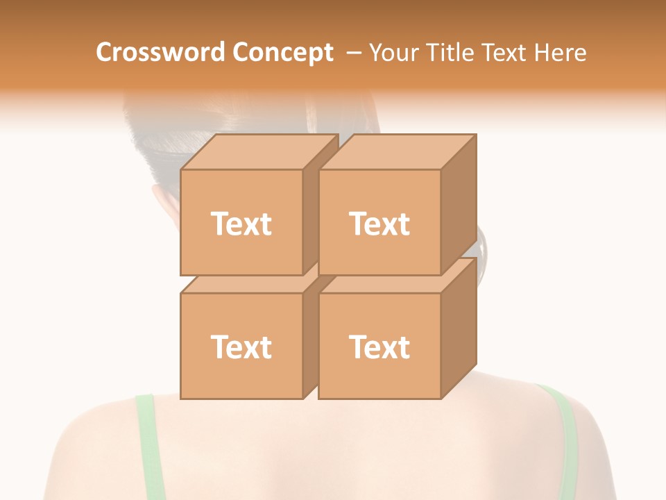 White Background Cool Curly PowerPoint Template