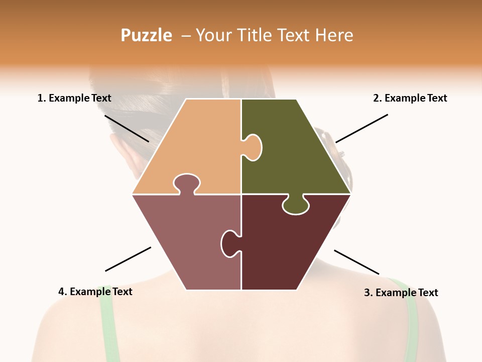 White Background Cool Curly PowerPoint Template