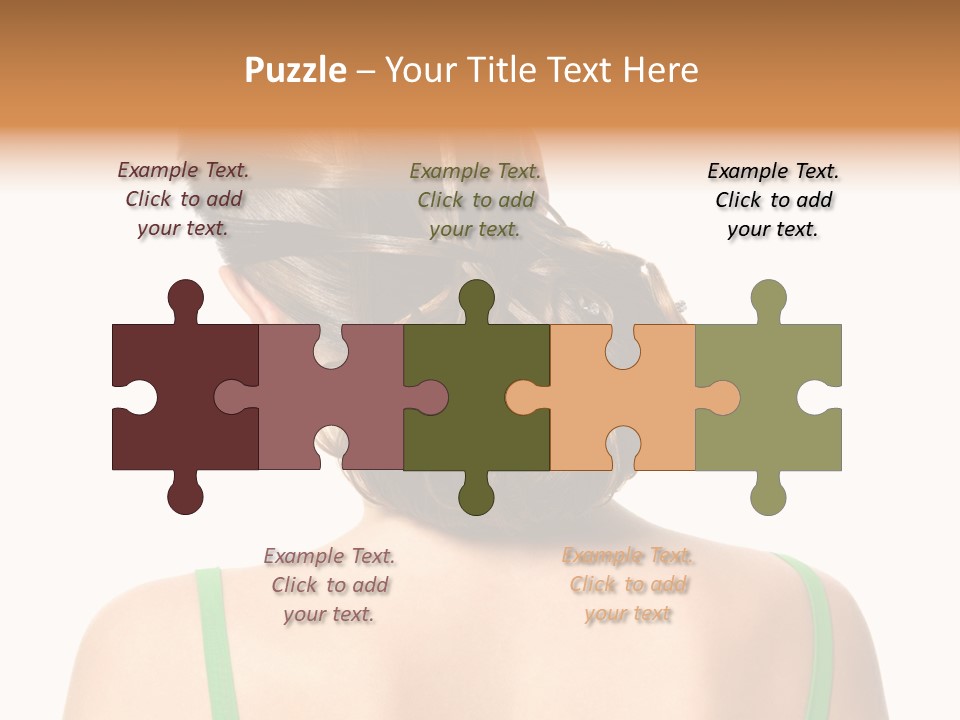 White Background Cool Curly PowerPoint Template