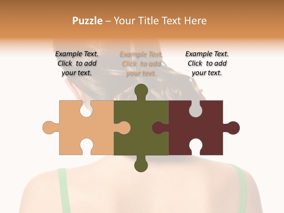 White Background Cool Curly PowerPoint Template