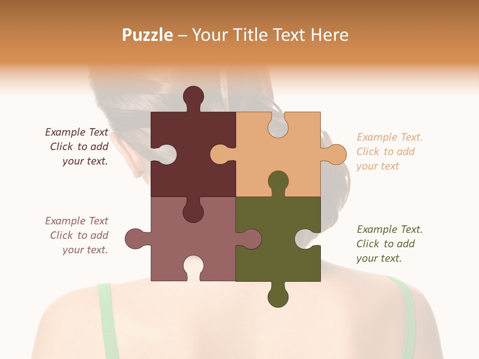 White Background Cool Curly PowerPoint Template