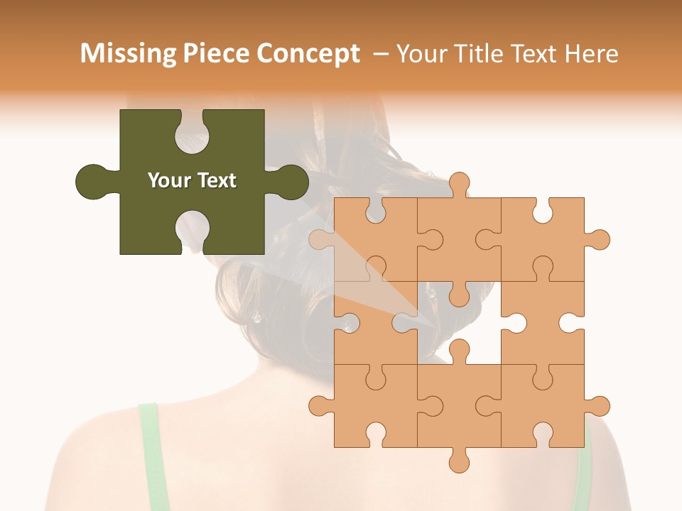 White Background Cool Curly PowerPoint Template