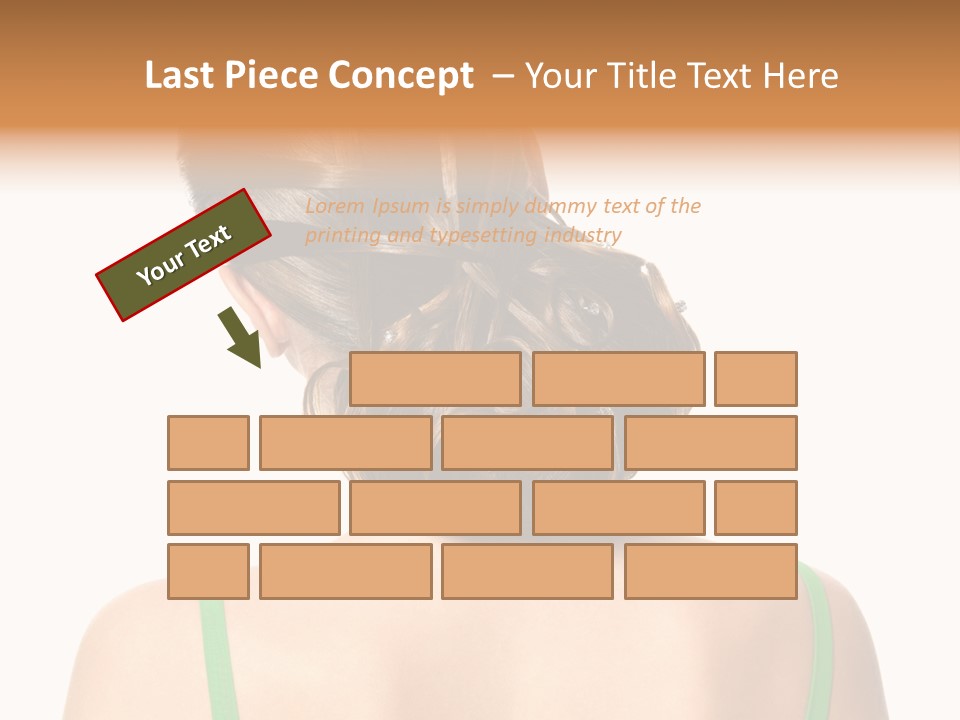 White Background Cool Curly PowerPoint Template