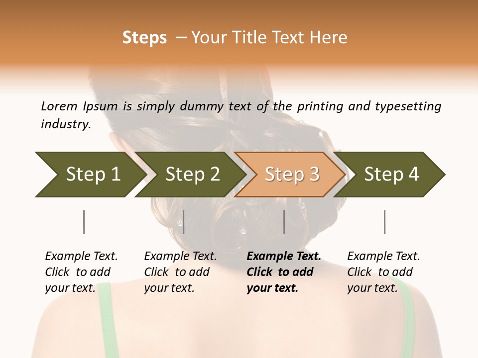 White Background Cool Curly PowerPoint Template