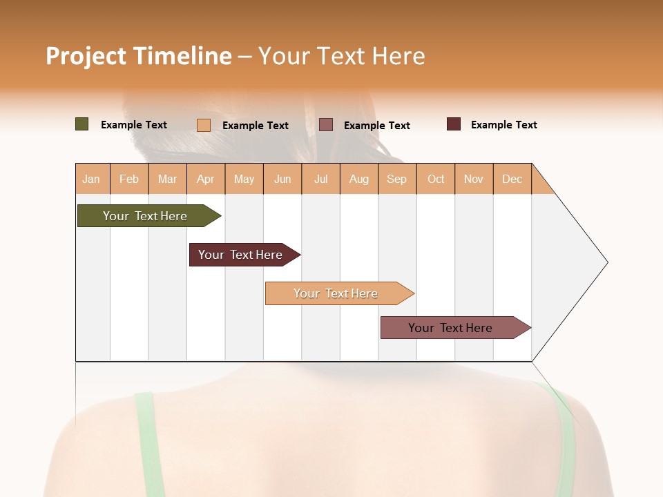 White Background Cool Curly PowerPoint Template