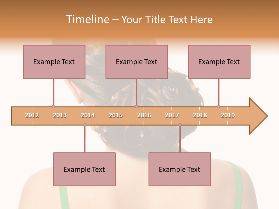 White Background Cool Curly PowerPoint Template