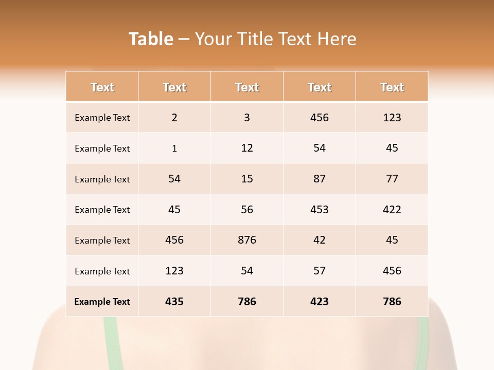 White Background Cool Curly PowerPoint Template