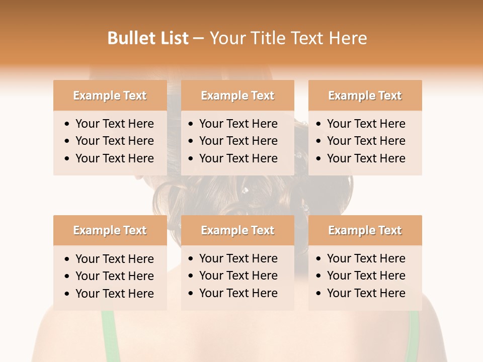 White Background Cool Curly PowerPoint Template