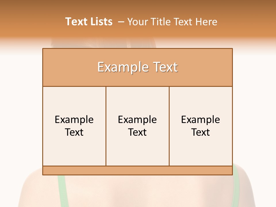 White Background Cool Curly PowerPoint Template