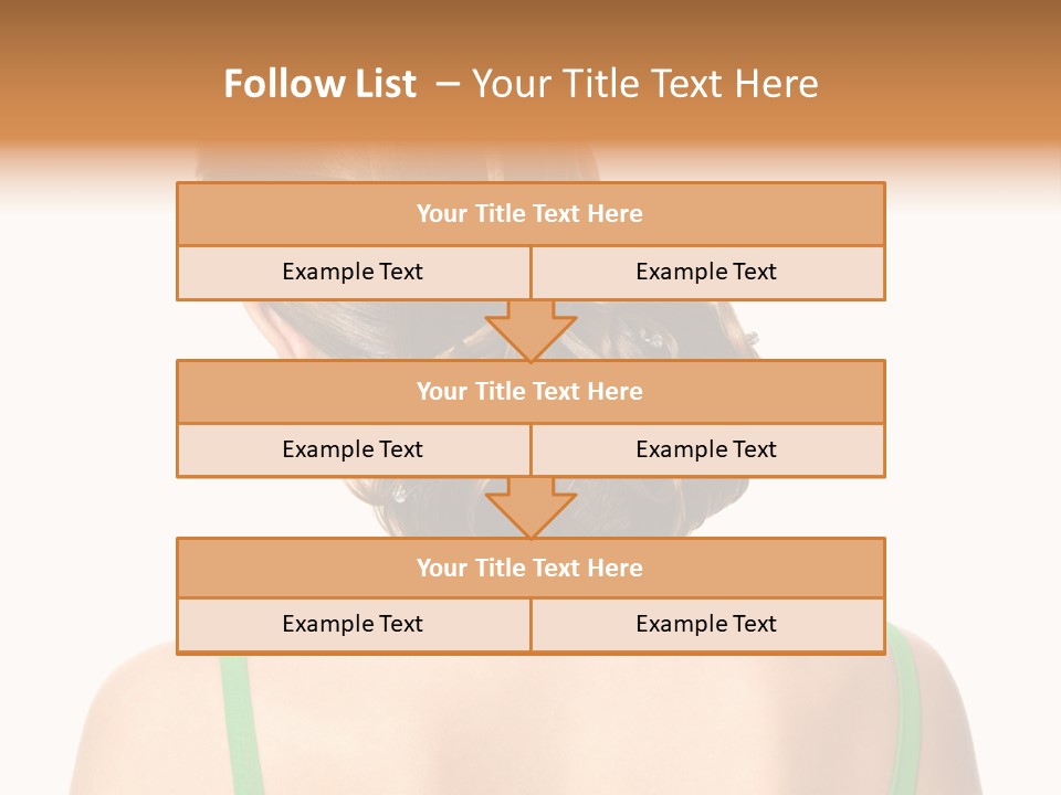 White Background Cool Curly PowerPoint Template