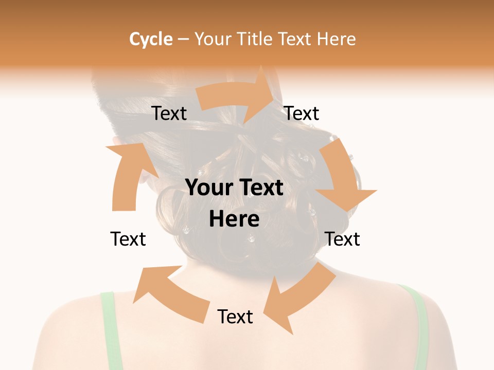 White Background Cool Curly PowerPoint Template