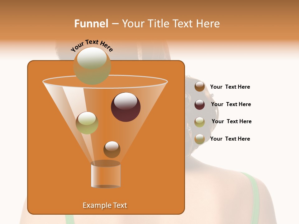 White Background Cool Curly PowerPoint Template