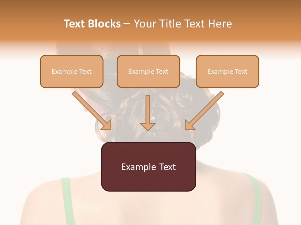 White Background Cool Curly PowerPoint Template