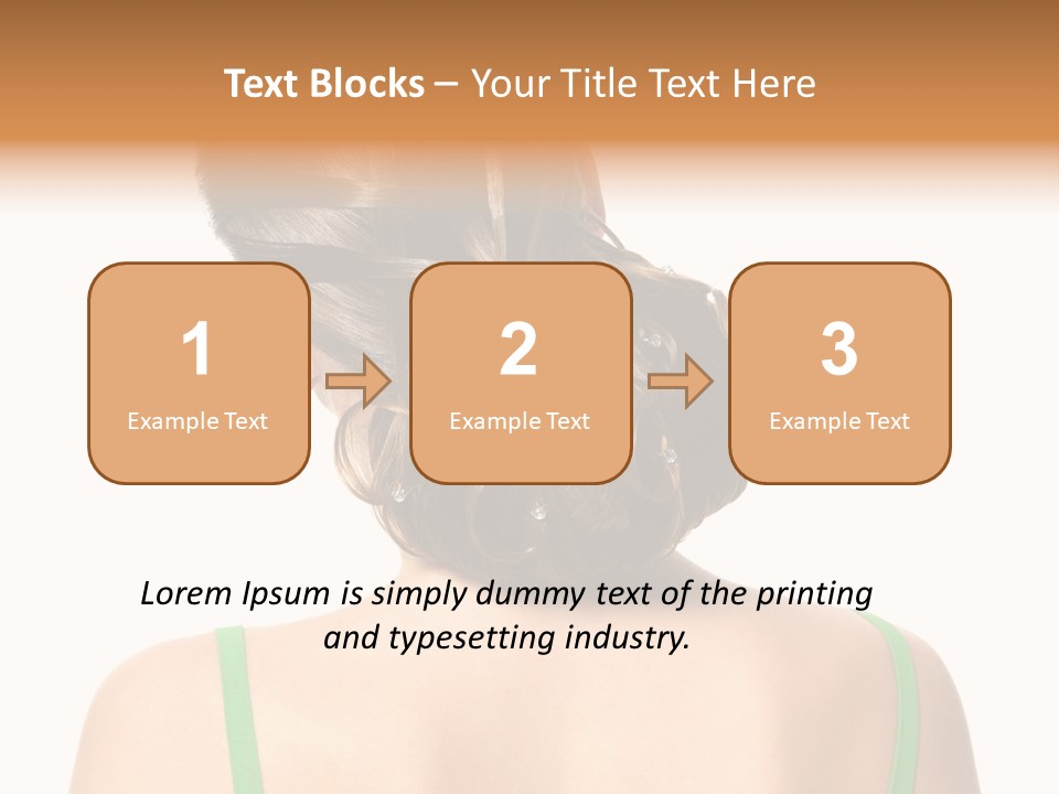 White Background Cool Curly PowerPoint Template