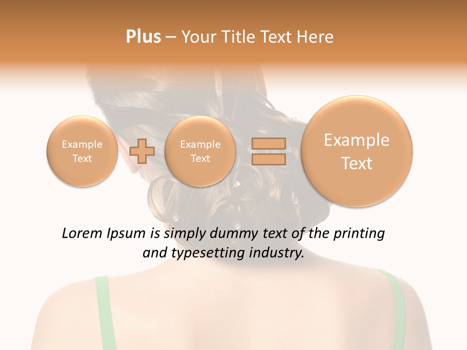 White Background Cool Curly PowerPoint Template