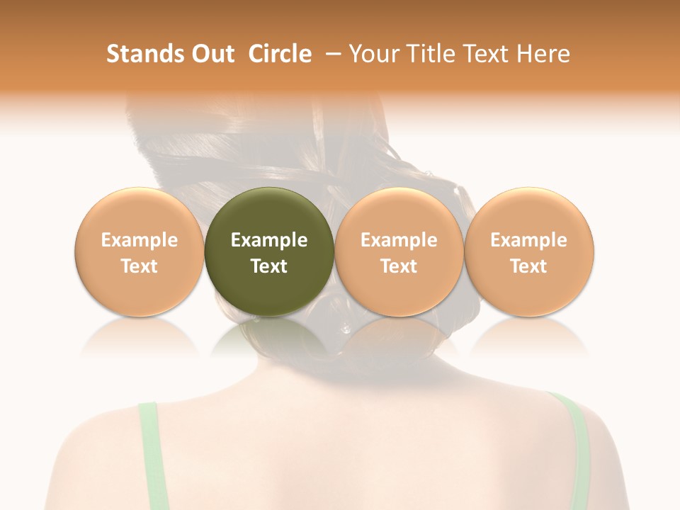 White Background Cool Curly PowerPoint Template