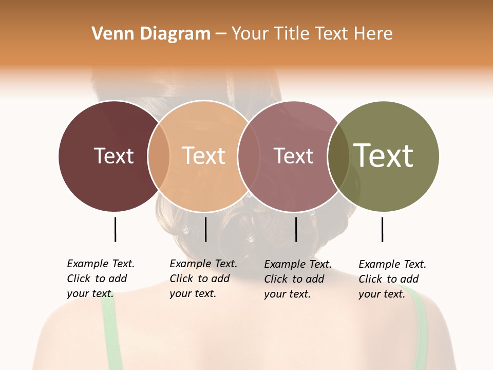 White Background Cool Curly PowerPoint Template