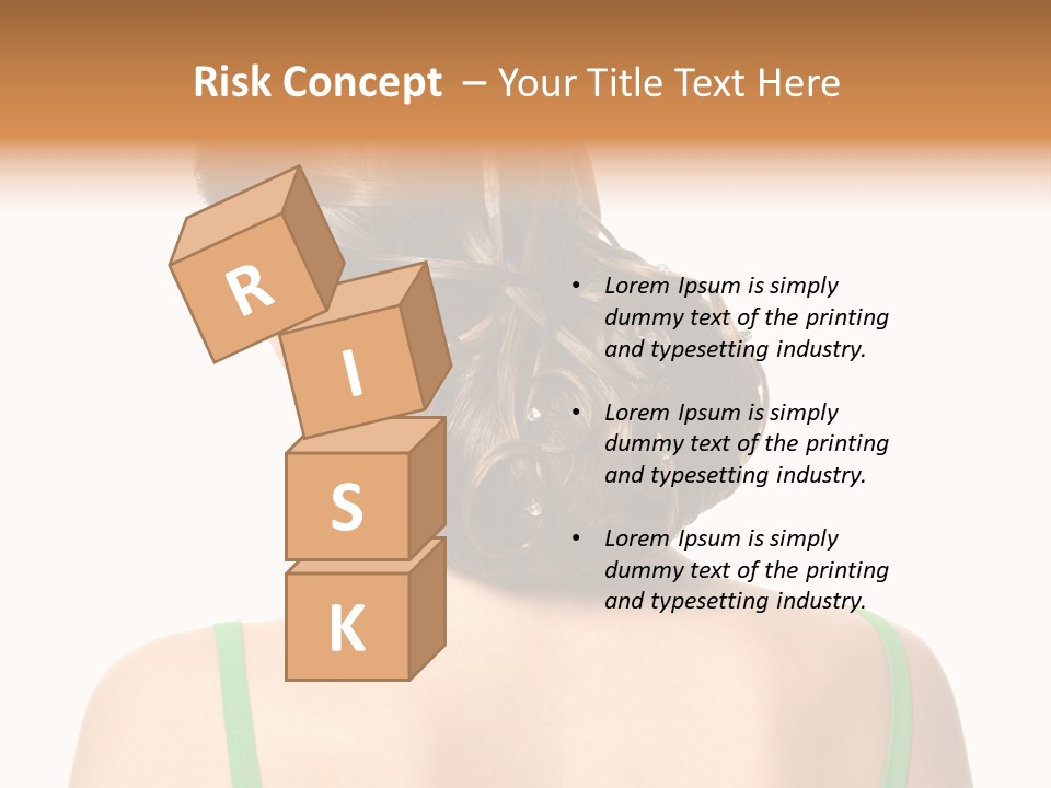 White Background Cool Curly PowerPoint Template