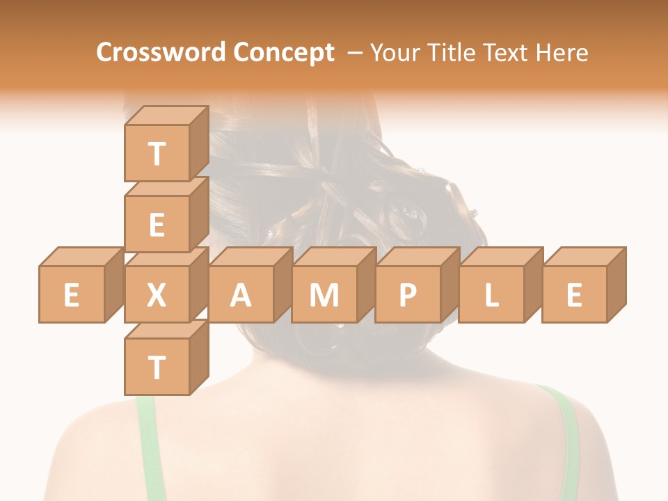 White Background Cool Curly PowerPoint Template