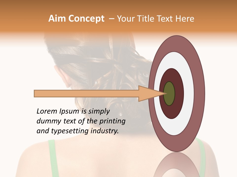 White Background Cool Curly PowerPoint Template