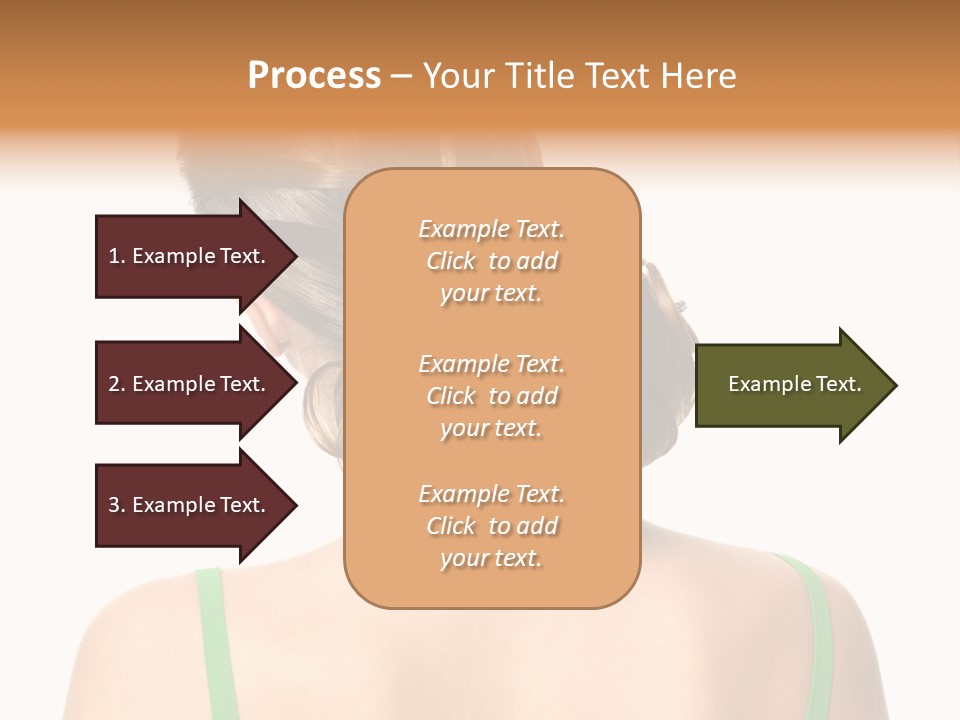 White Background Cool Curly PowerPoint Template