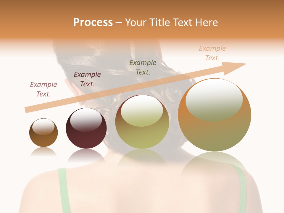 White Background Cool Curly PowerPoint Template