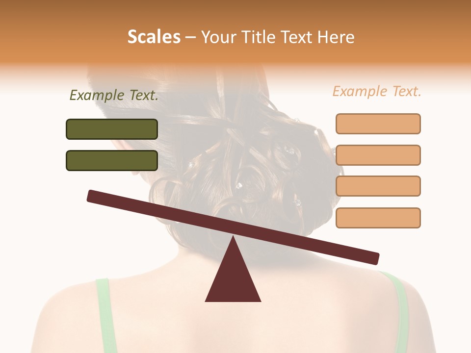 White Background Cool Curly PowerPoint Template