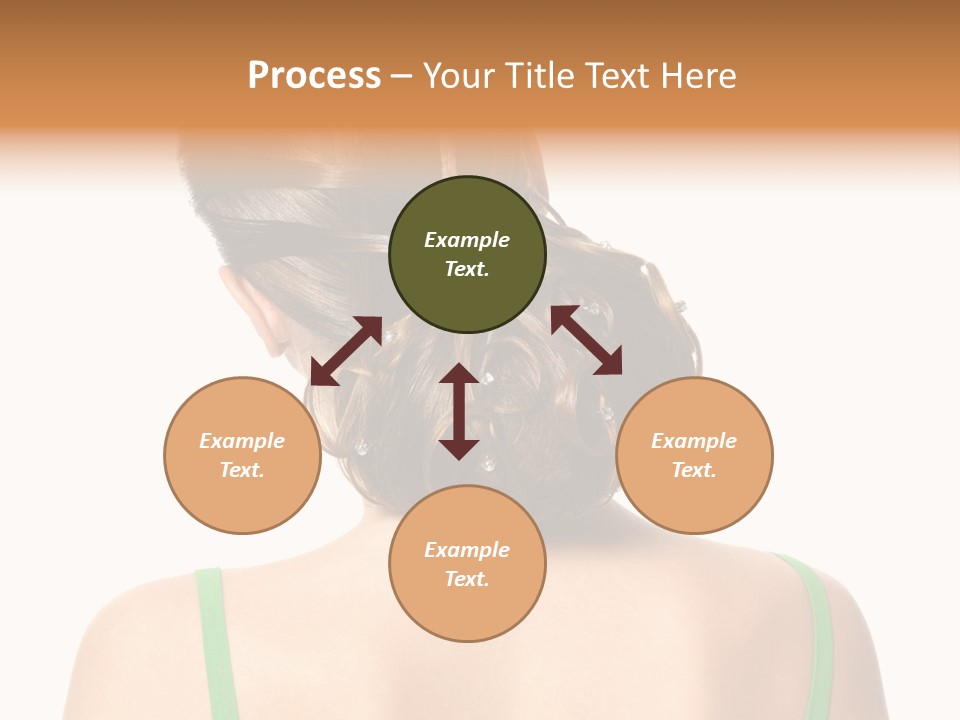 White Background Cool Curly PowerPoint Template