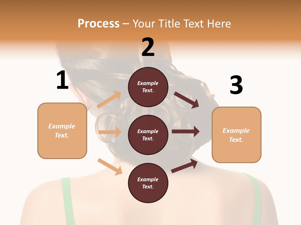 White Background Cool Curly PowerPoint Template