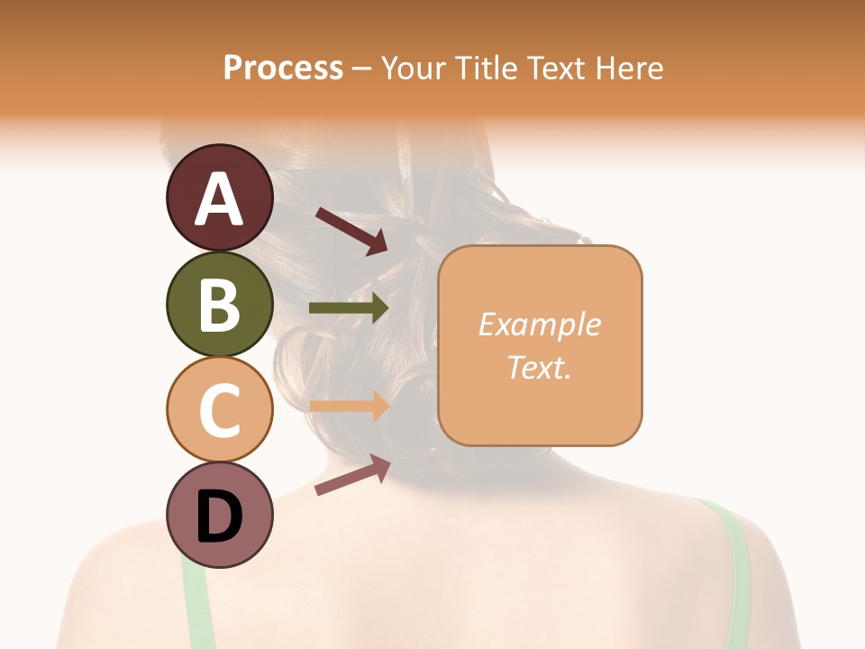 White Background Cool Curly PowerPoint Template