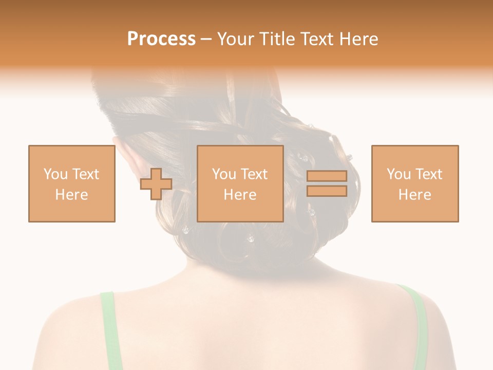 White Background Cool Curly PowerPoint Template