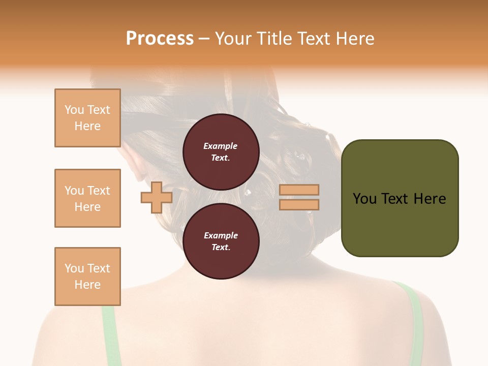 White Background Cool Curly PowerPoint Template