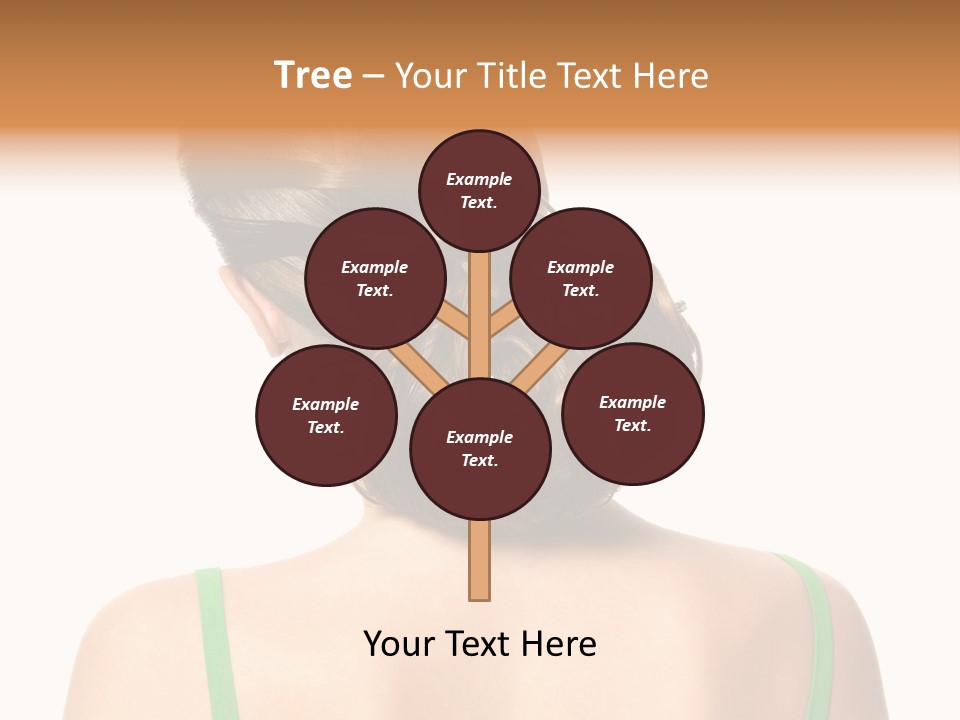 White Background Cool Curly PowerPoint Template