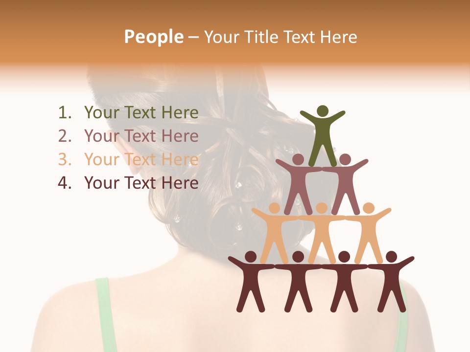 White Background Cool Curly PowerPoint Template