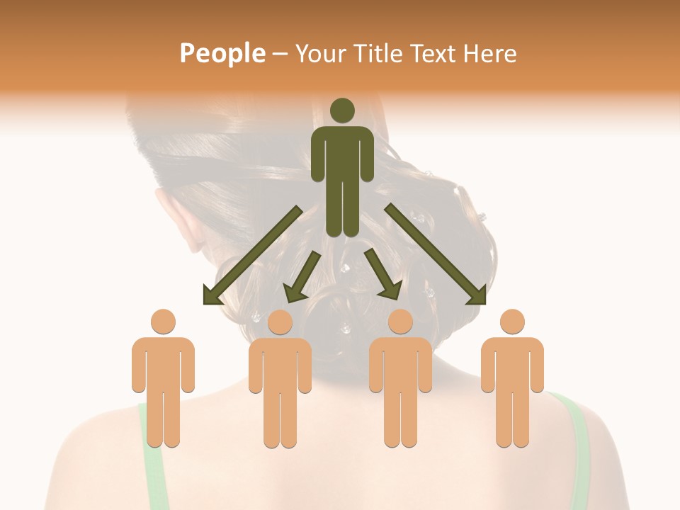 White Background Cool Curly PowerPoint Template