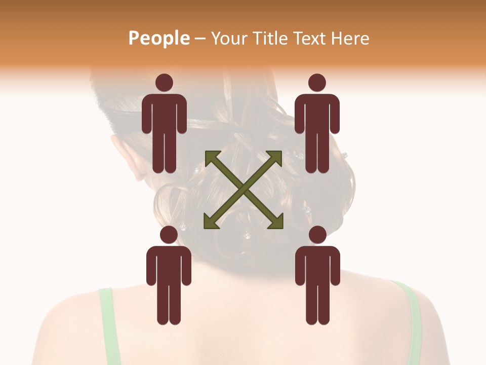 White Background Cool Curly PowerPoint Template