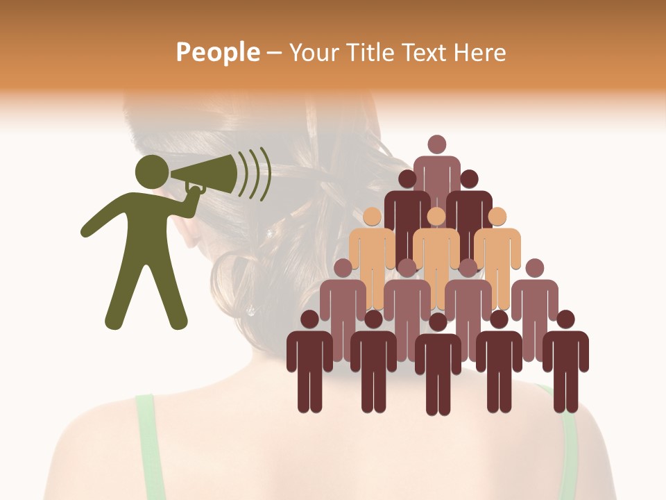 White Background Cool Curly PowerPoint Template