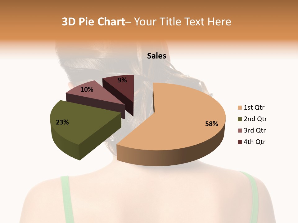 White Background Cool Curly PowerPoint Template