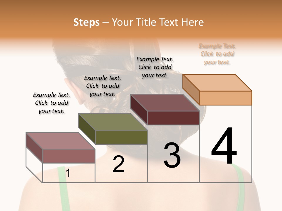 White Background Cool Curly PowerPoint Template