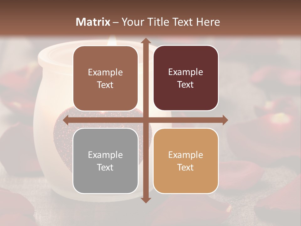 Two Petal Card PowerPoint Template