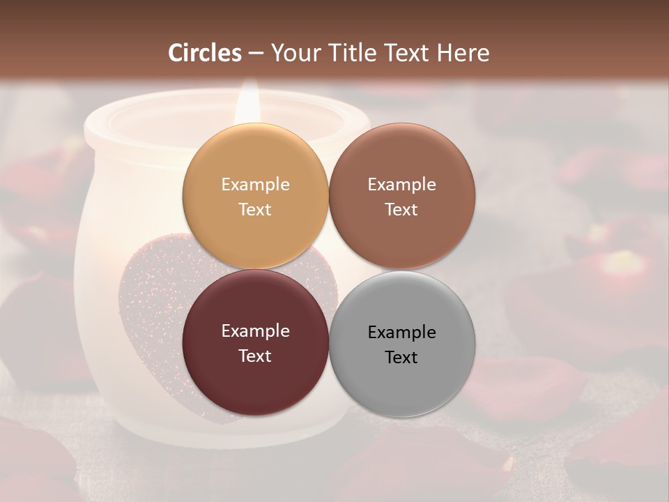 Two Petal Card PowerPoint Template