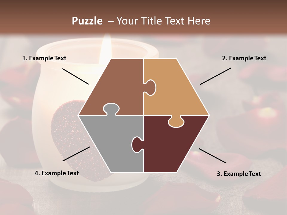 Two Petal Card PowerPoint Template