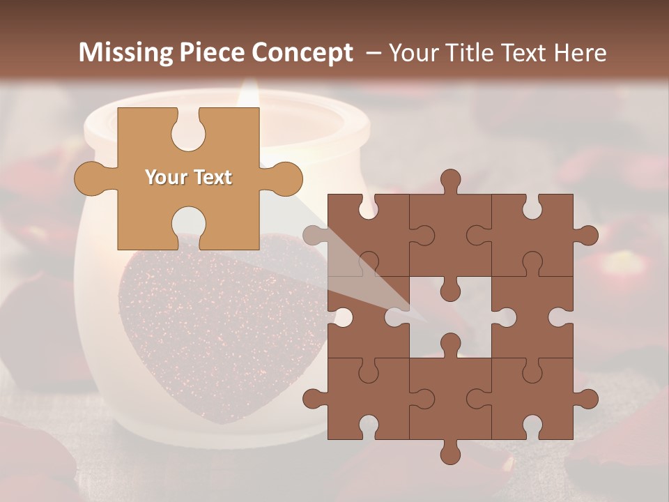 Two Petal Card PowerPoint Template