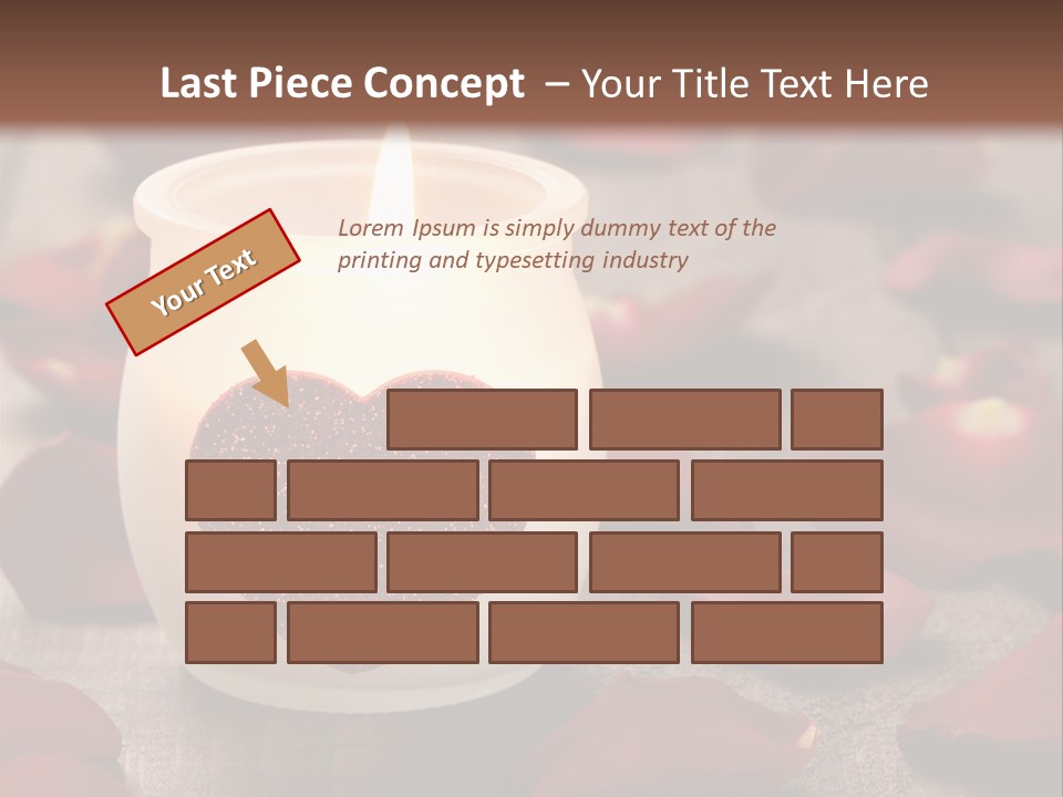 Two Petal Card PowerPoint Template