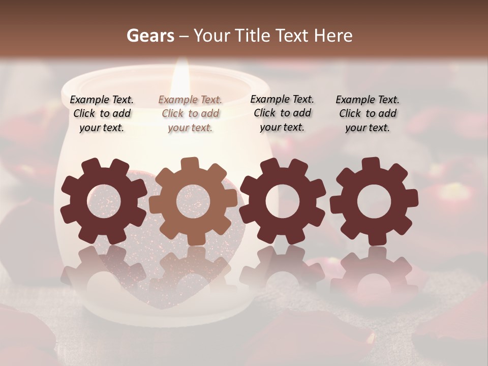 Two Petal Card PowerPoint Template