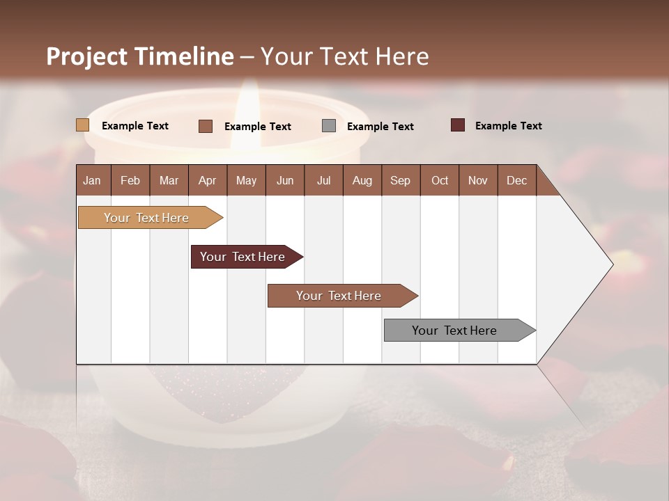 Two Petal Card PowerPoint Template