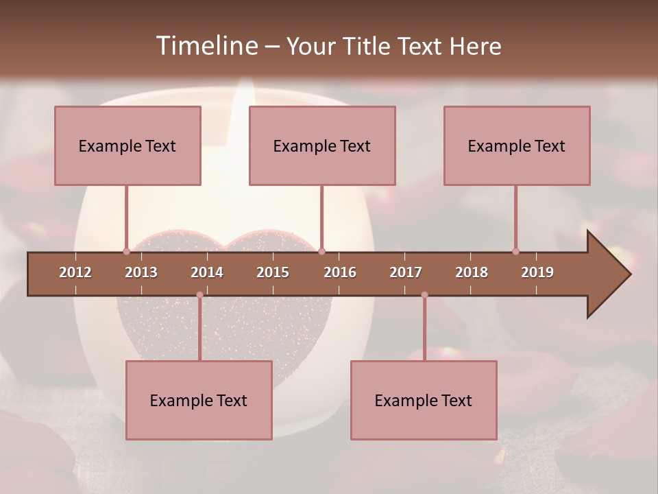 Two Petal Card PowerPoint Template