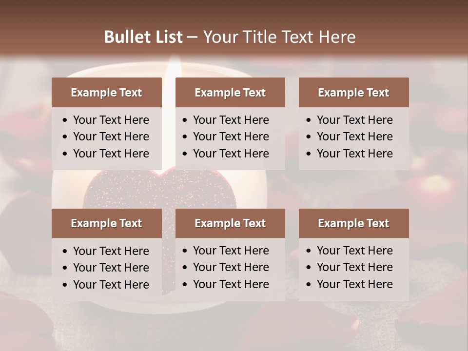 Two Petal Card PowerPoint Template