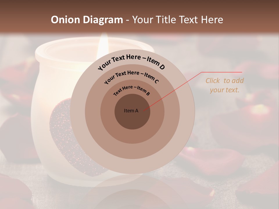 Two Petal Card PowerPoint Template